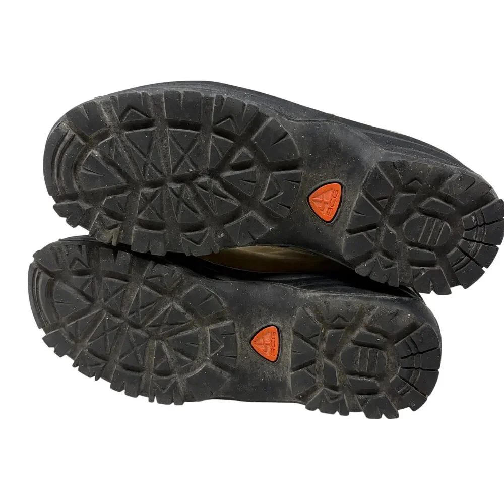Vintage Nike ACG Air Ascent Ridge Boots Mens Sz 7 Tan Black Gray *FLAWS READ